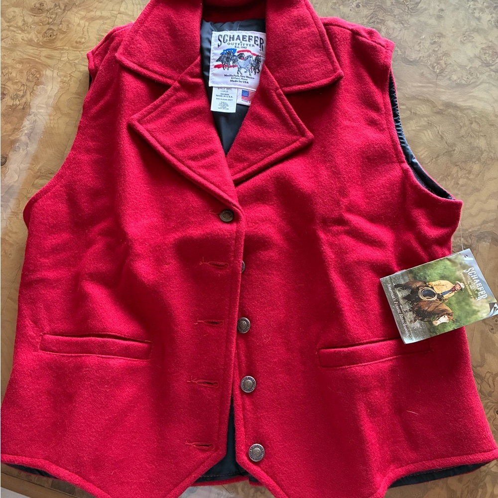 Schaefer Red Women's Vest